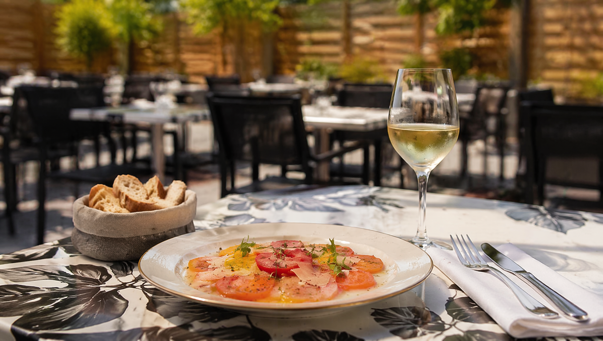 Carpaccio de tomates d'antan
